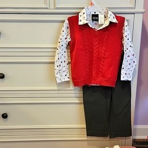 Toddler 3 piece Christmas outfit